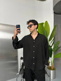 Black Linen Shirt