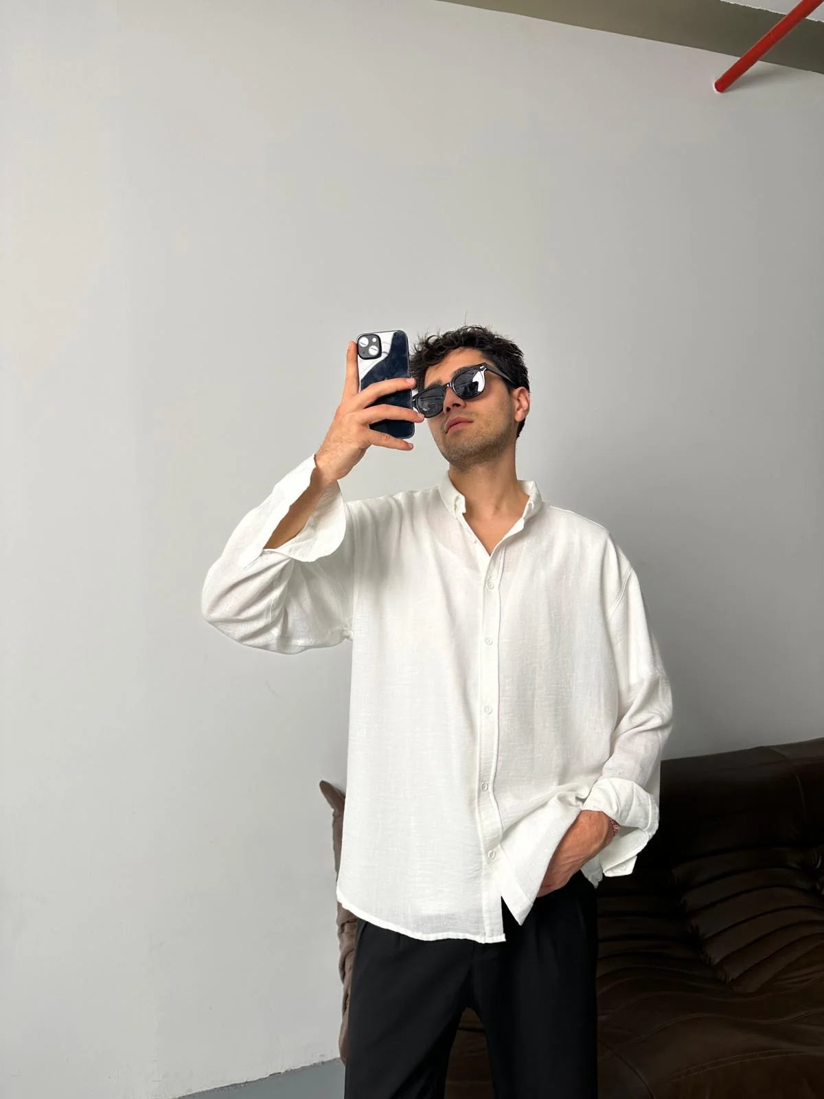 White Linen Shirt