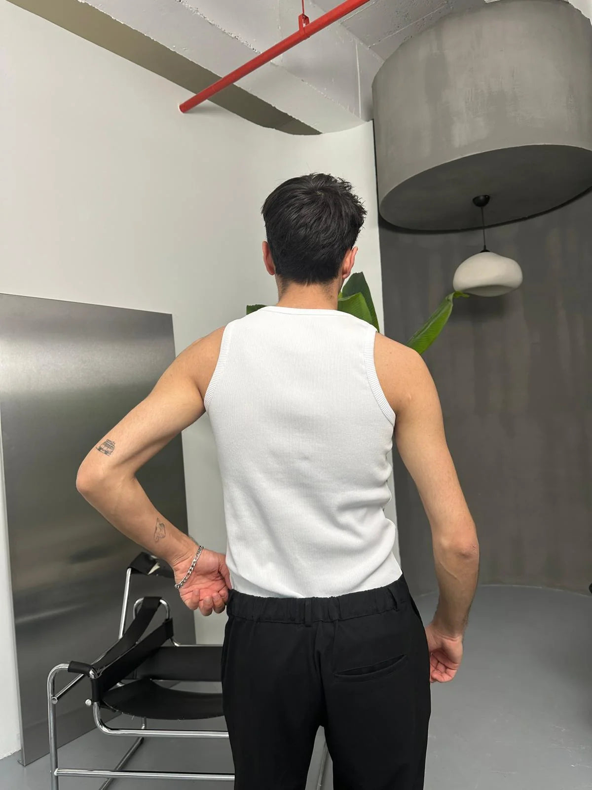 White Basic Tank Top