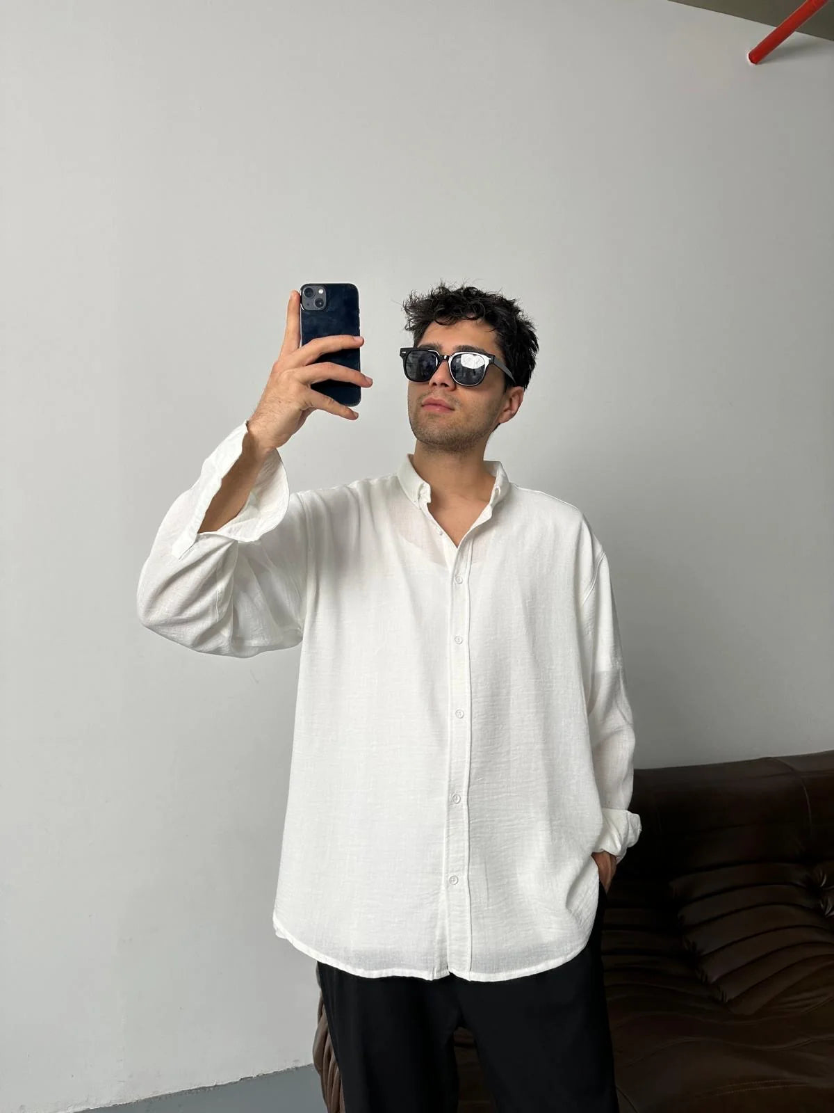 White Linen Shirt